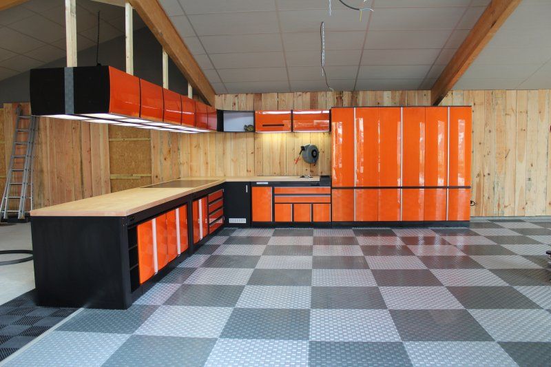 1 Ensemble orange en L