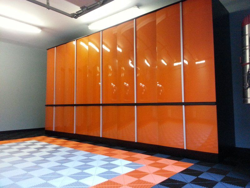 Ensemble orange Harley